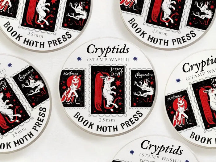 Cryptid Stamps Washi Tape