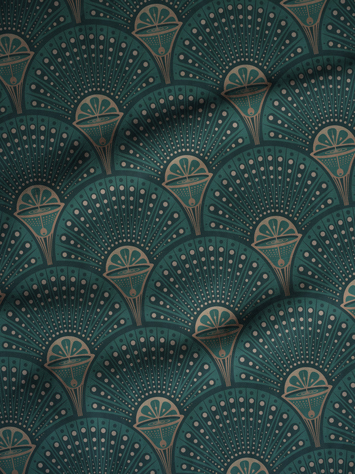 Deco Martini 'Green Gold' Linen