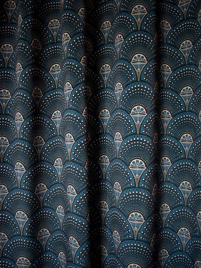 Deco Martini 'Midnight Gold' Recycled Velvet