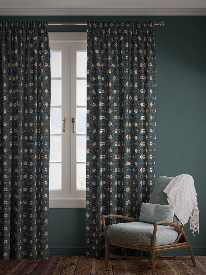Deco Martini 'Teal' Linen Sample