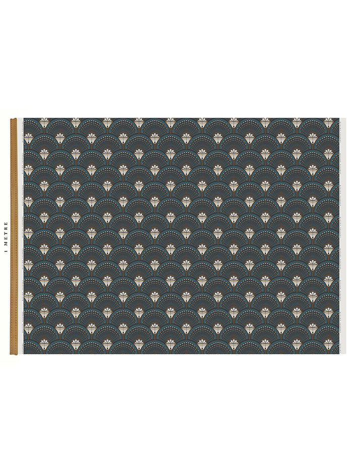 Deco Martini 'Teal' Linen Sample