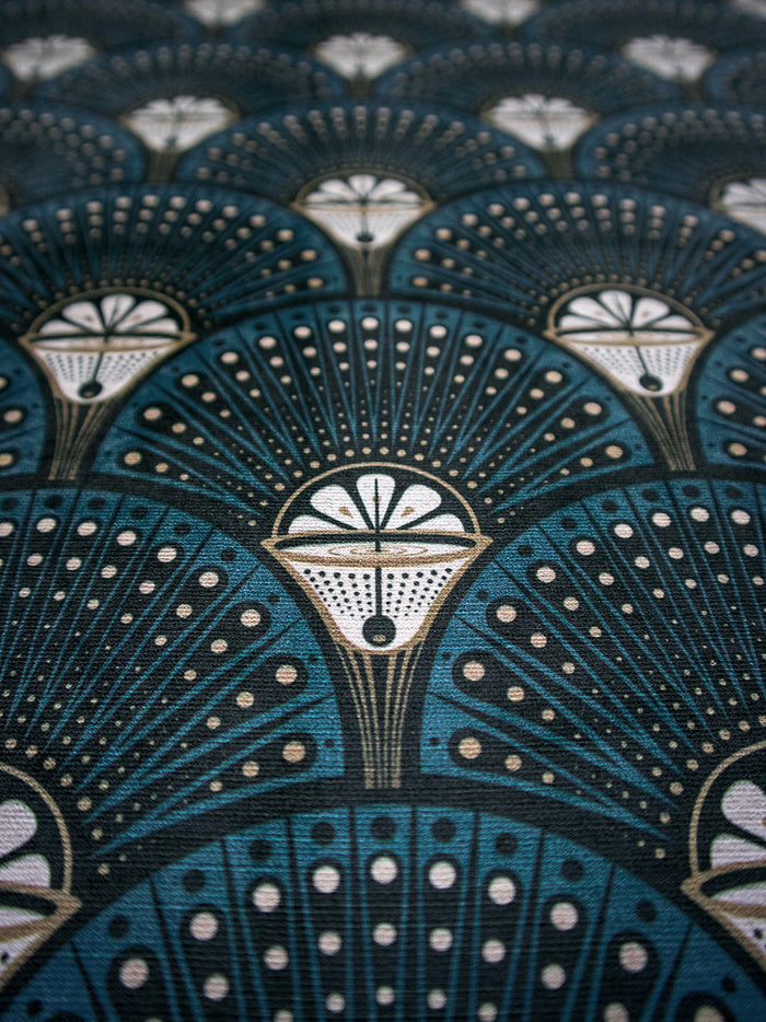 Deco Martini 'Teal' Recycled Velvet
