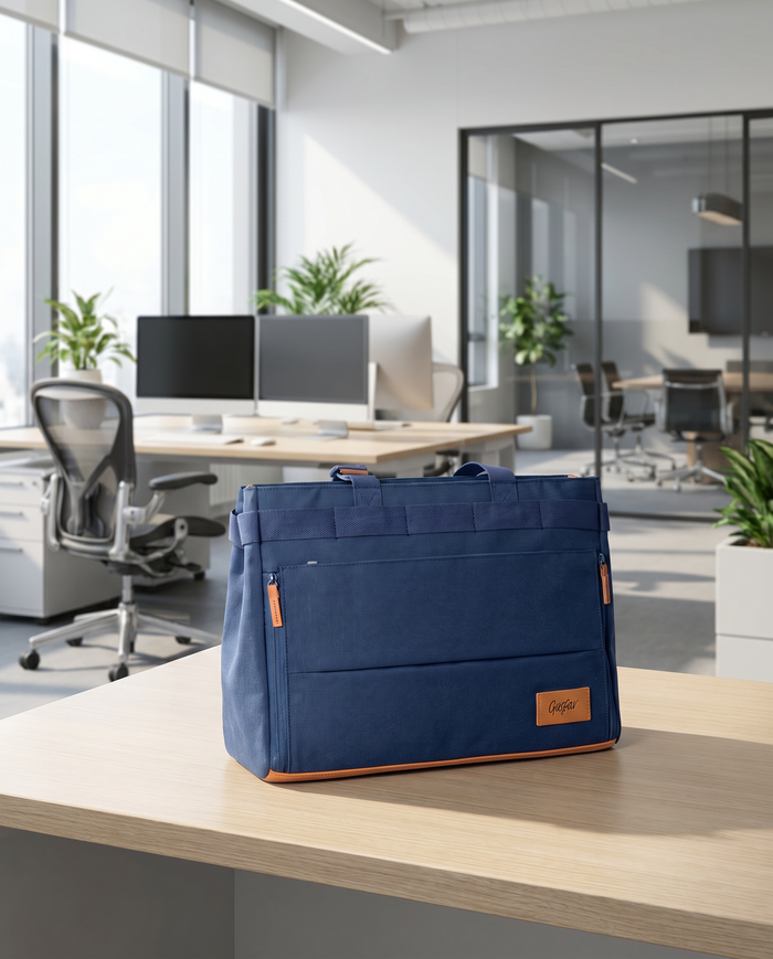 DeskMate Desk Sharing Bag – Portable Organizer for Hot Desking & Shared Offices