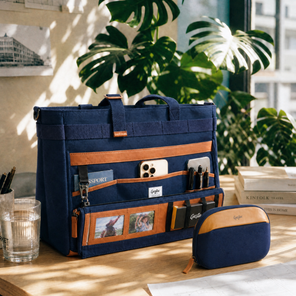 DeskMate Desk Sharing Bag – Portable Organizer for Hot Desking & Shared Offices