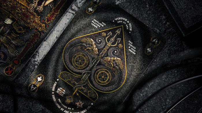 Devildom Dark Evil Playing Cards Playing Cards by Ark Playing Cards