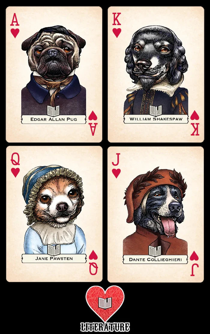 Dogs and puppies Playing Cards