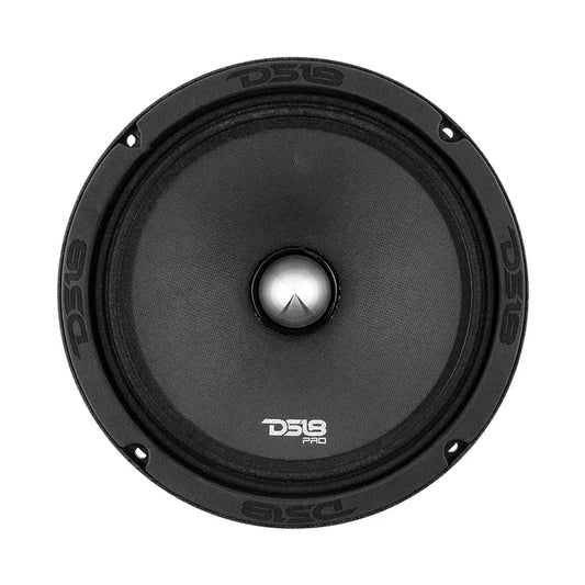 DS18 8" Neodymium Bullet Full-Range Loudspeaker 500 Watts 4-Ohm With Grill