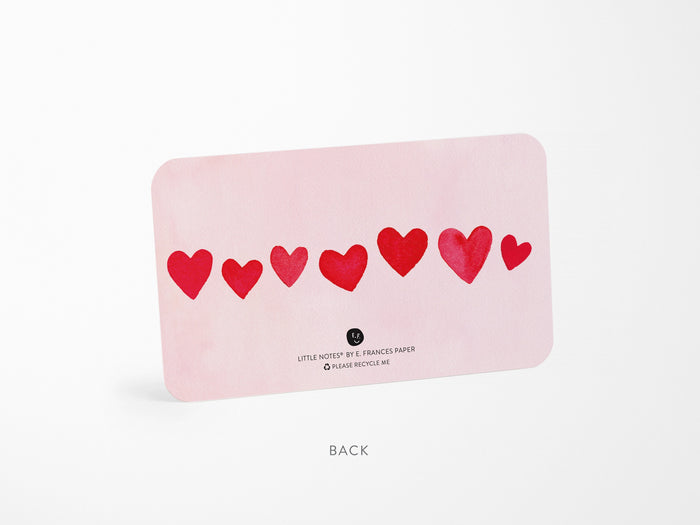 E. Frances Little Notes® - Mini Hearts Blush