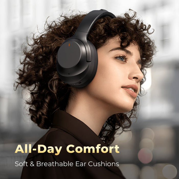 E11A - Hybrid Active Noise Cancelling, HD Audio, Wireless Bluetooth Headphone Cowinaudio