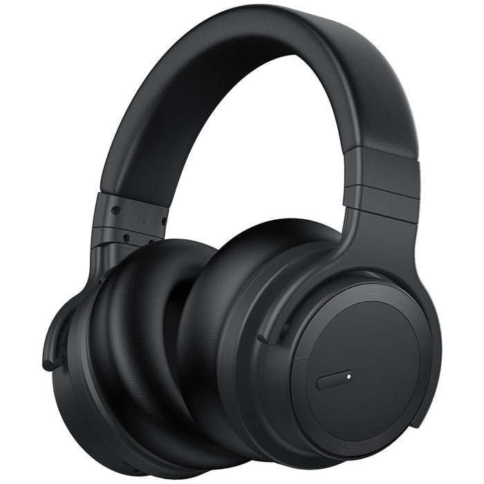 E7 Active Noise Cancelling Headphones Wireless 5.0 Bluetooth Headphones with Rich Bass Headphone cowinaudio Black