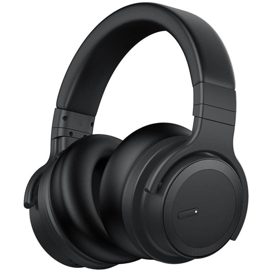 E7 Active Noise Cancelling Headphones Wireless 5.0 Bluetooth Headphones with Rich Bass Headphone cowinaudio Black