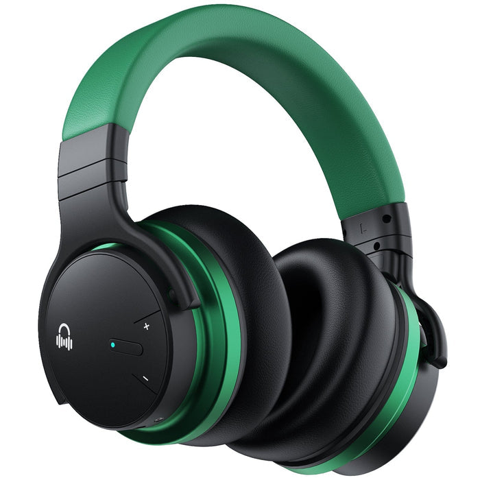 E7 Basic C Active Noise Cancelling Headphones Bluetooth Headphones Wireless Headphones Headphone Cowinaudio GREEN