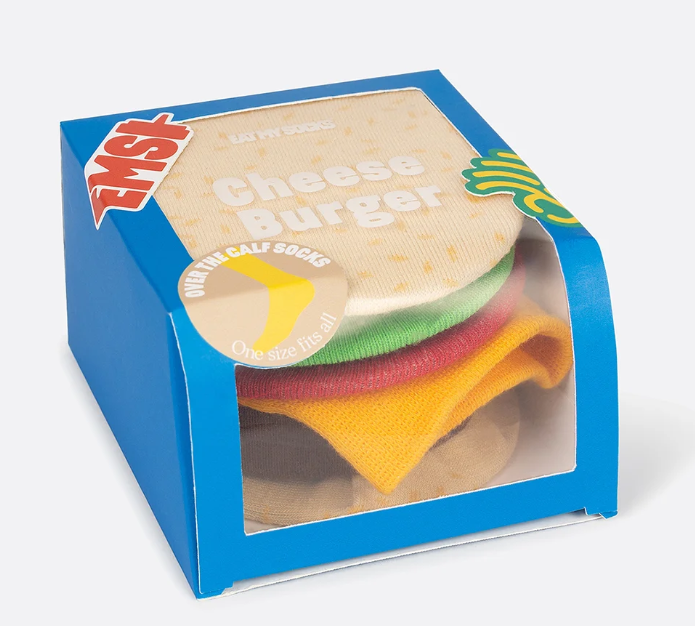 Eat My Socks Cheeseburger
