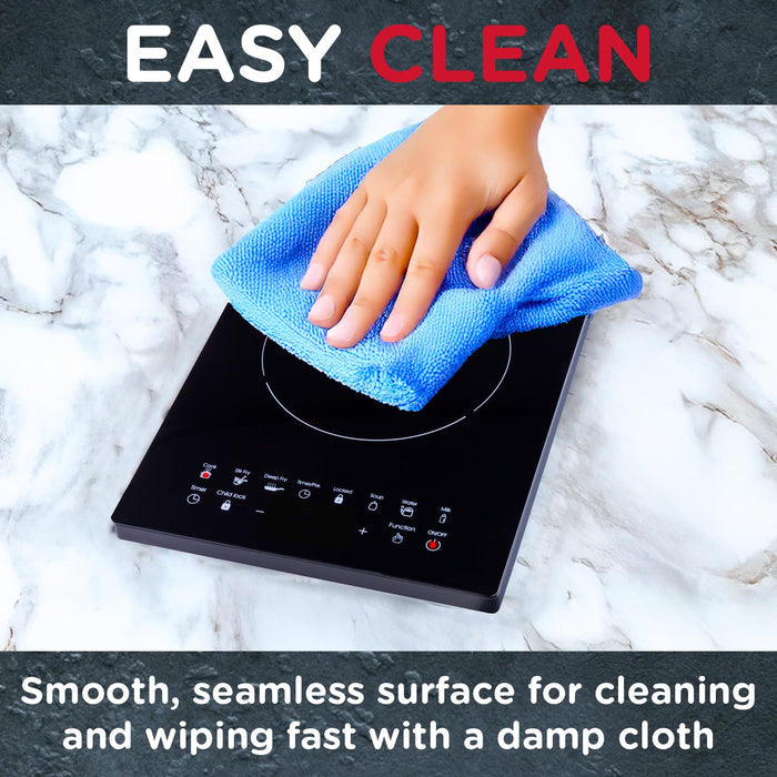 - Buy Now Electric Digital Induction Hob 8 Adjustable Temperature