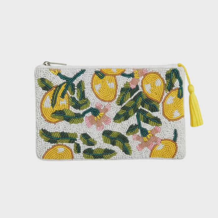 Elie Beaumont Serendipity Beaded Pouch - Provence