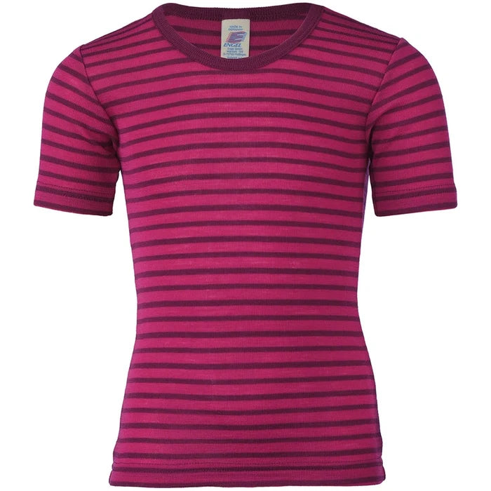 Engel Kinder Shirt kurzarm - Wolle/ Seide
