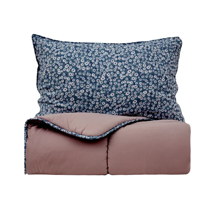 Ensemble de couettes Karaca Dexie double, 200x200, 50x70 cm, rose