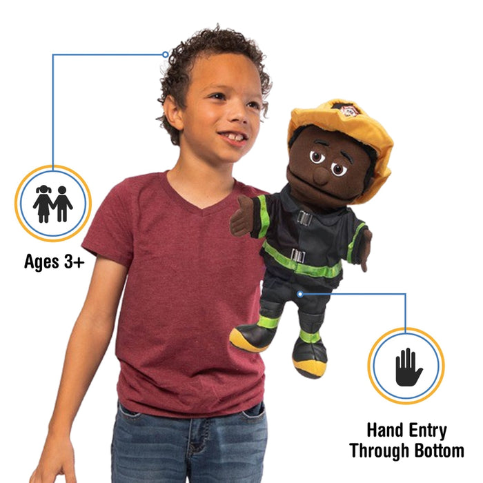 Ethnic Fireman Puppet