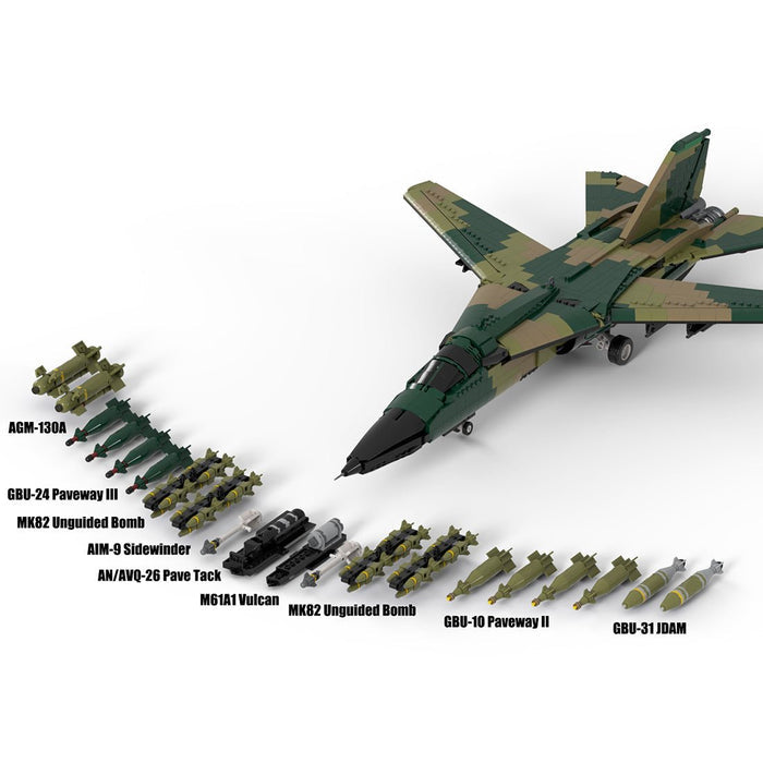 F - 111 Fighter - Bombers Klemmbausteine - LesDiy - Klemmbausteine