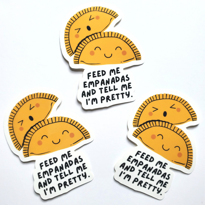Feed Me Empanadas Sticker