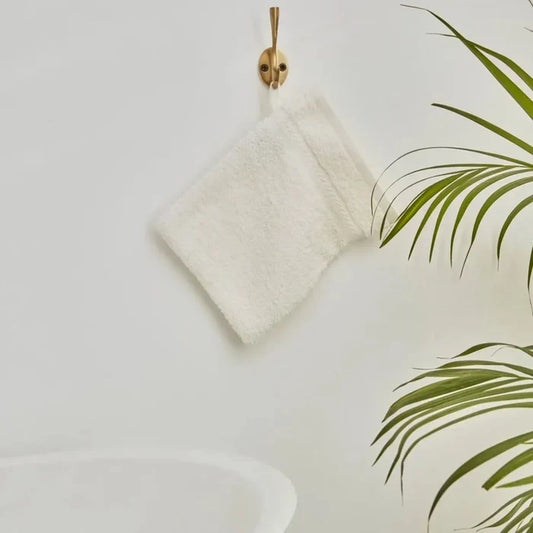 Fibre de bain Karaca Wheat 100% coton, 16X22 cm, écru