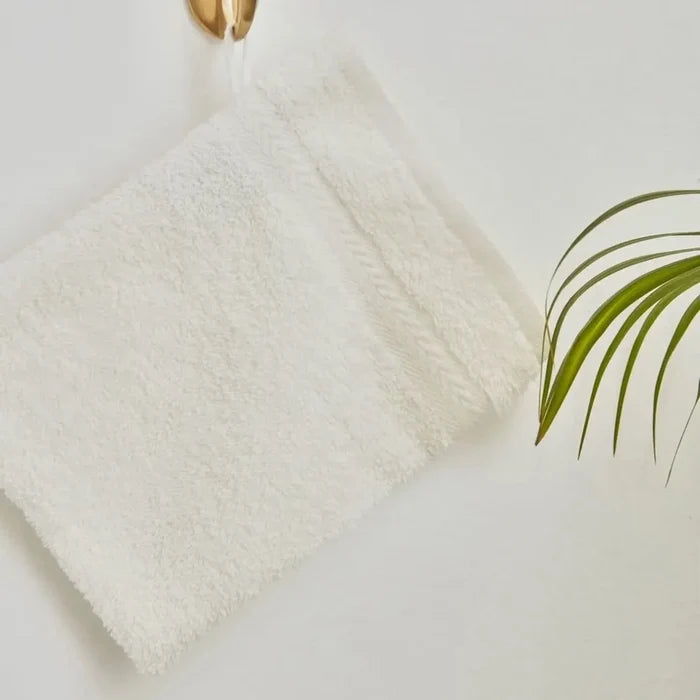 Fibre de bain Karaca Wheat 100% coton, 16X22 cm, écru