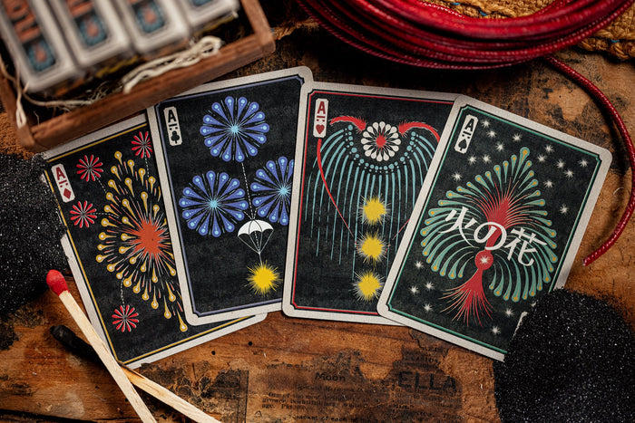 Flower of Fire Playing Cards by Kings Wild Project Playing Cards by Kings Wild Project