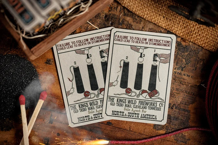 Flower of Fire Playing Cards by Kings Wild Project Playing Cards by Kings Wild Project