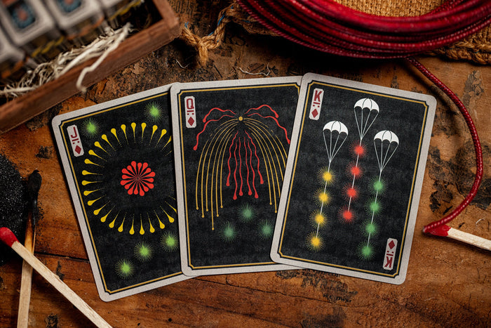 Flower of Fire Playing Cards by Kings Wild Project Playing Cards by Kings Wild Project