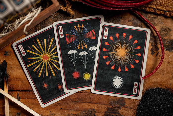 Flower of Fire Playing Cards by Kings Wild Project Playing Cards by Kings Wild Project