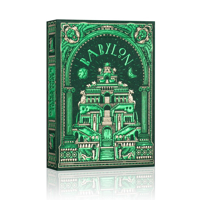 Forest Green Babylon Playing Cards Playing Cards by Riffle Shuffle Playing Card Company