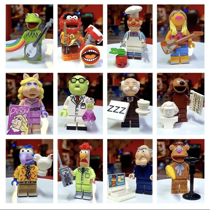 Frame for Lego® The Muppets Show Minifigures