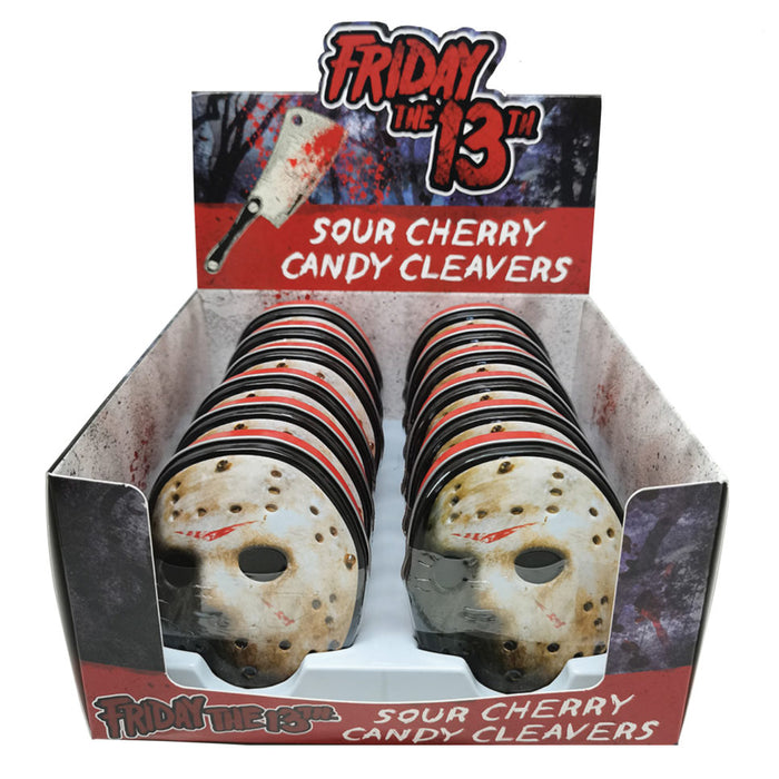 Friday the 13th - Jason Mask Cleaver-Shaped Cherry Sours