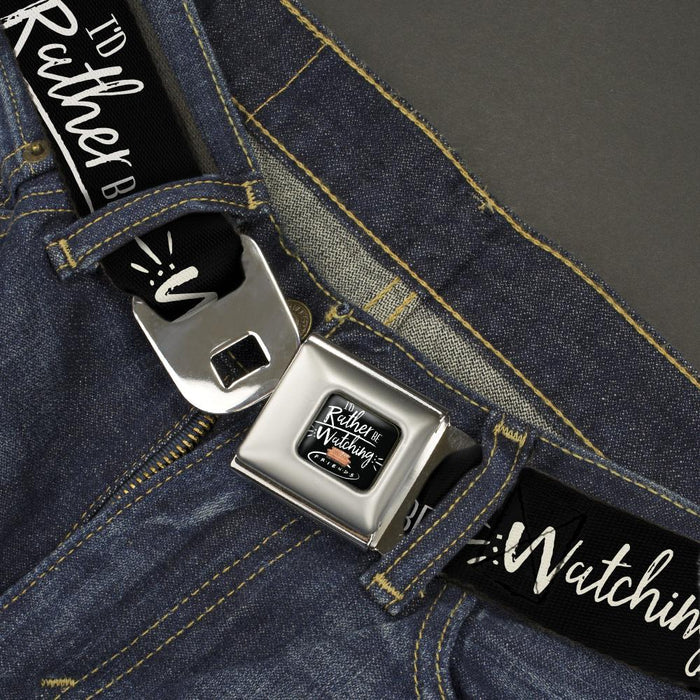 Friends Couch I'd Rather Be Watching Friend Seatbelt Belt - Kryptonite Character Store