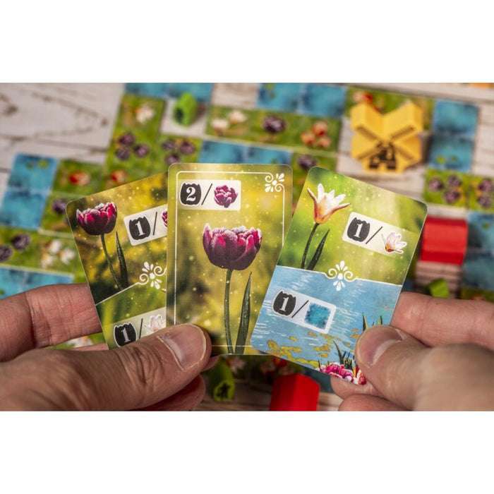 Frosted Blooms - Wunderschönes Plättchenlegespiel