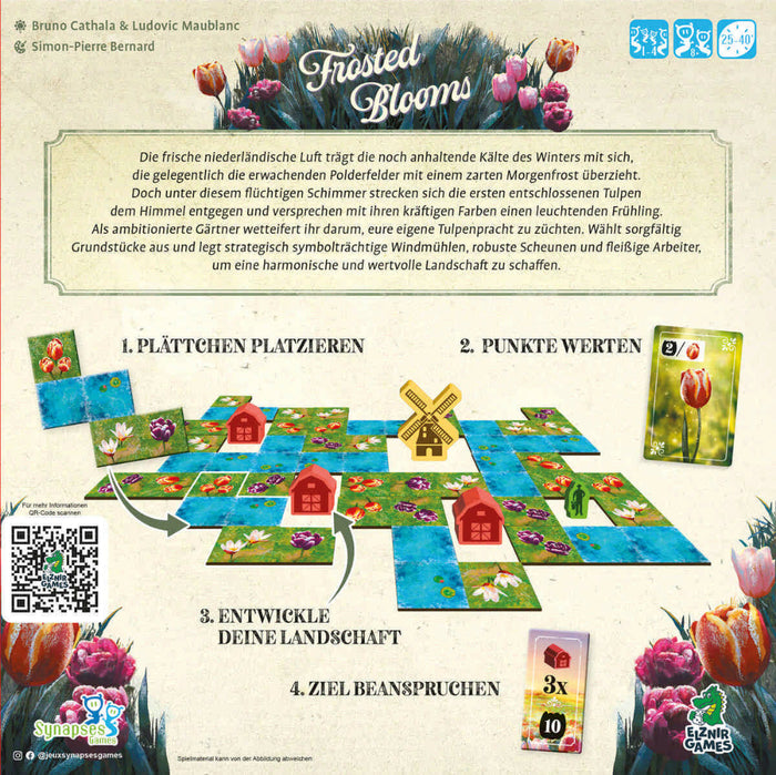 Frosted Blooms - Wunderschönes Plättchenlegespiel