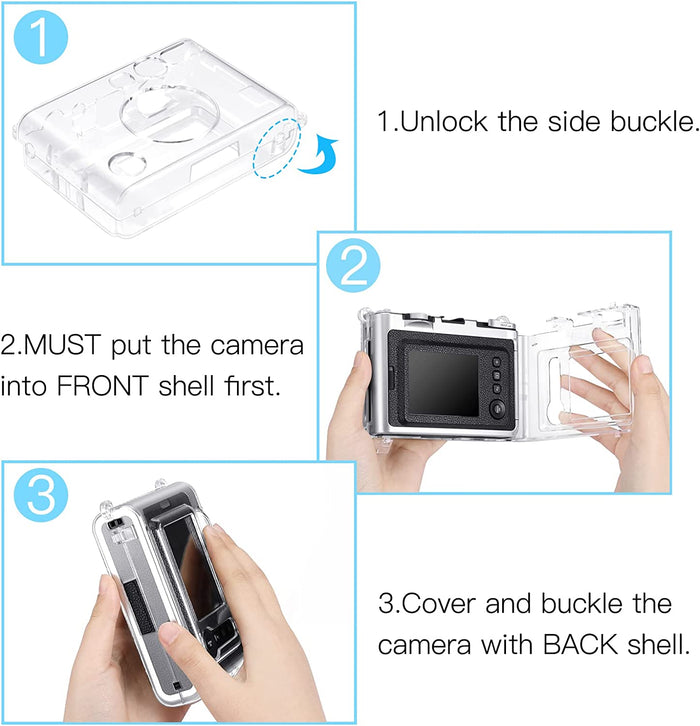 Fujifilm Instax Mini EVO Camera Protective Clear Case | Fintie