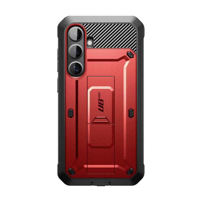 Galaxy S25 Unicorn Beetle PRO Rugged Case-Metallic Red