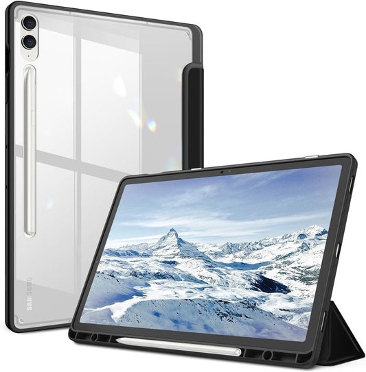 Galaxy Tab S10+ / Tab S9+ / Tab S9 FE+ Hybrid Slim Case w/ Upgraded S Pen Slot | Fintie