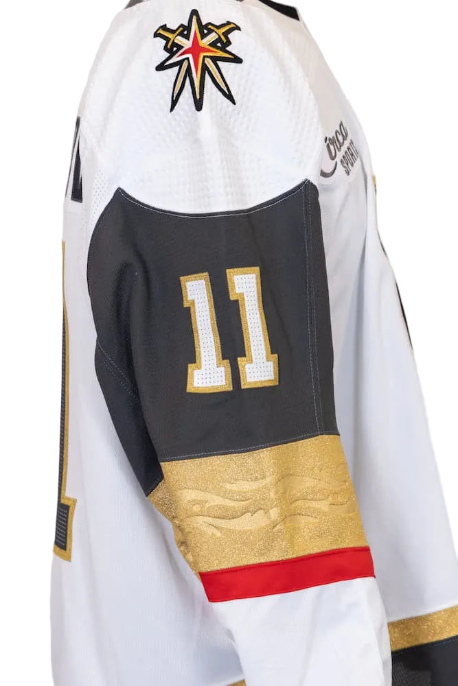 Game-Issued: #11 Ivan Morozov White Circa Set Jersey 2022/23 Season-14955 - Vegas Team Store