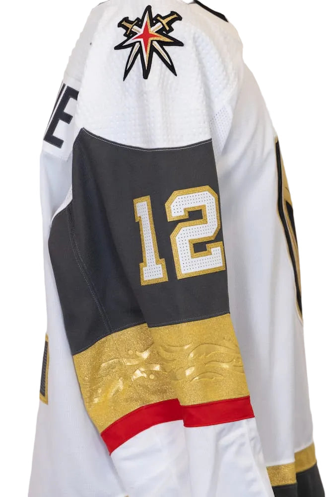 Game-Issued: #12 Tyrell Goulbourne White Set 1 Jersey 2020/21 Season-11060 - Vegas Team Store