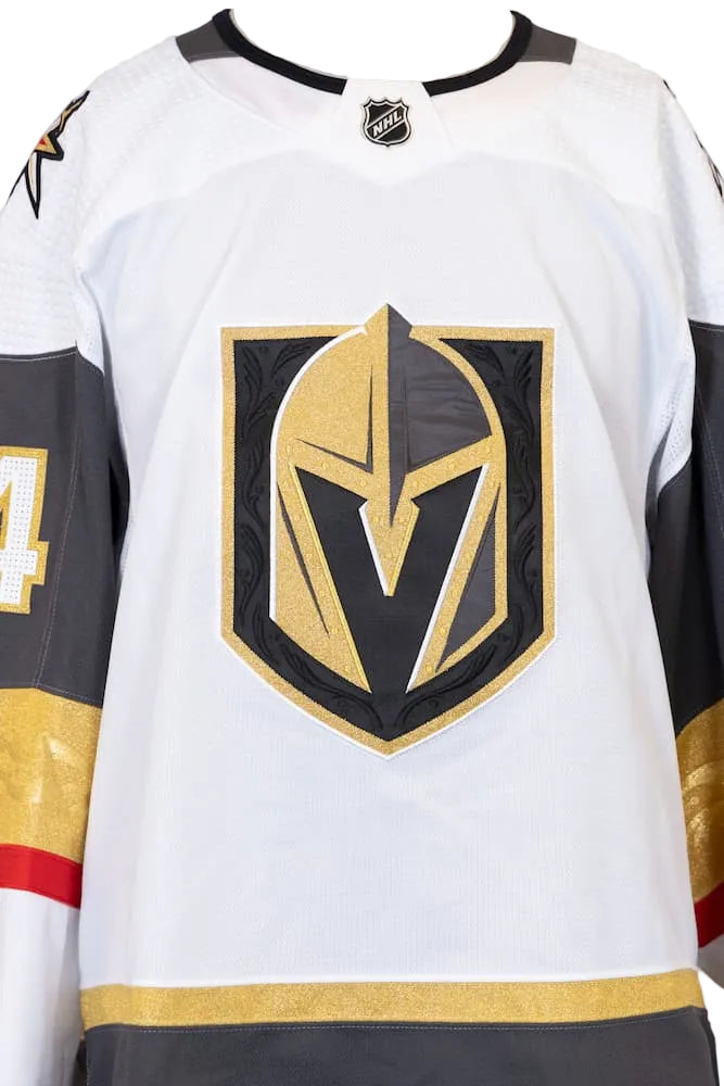 Game-Issued: #54 Jermaine Loewen White Preseason Set Jersey 2021/22 Season-15583 - Vegas Team Store