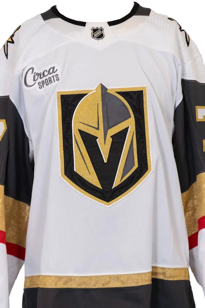 Game-Issued: #77 Maxim Marushev White Circa Set Jersey 2022/23 Season-14982 - Vegas Team Store