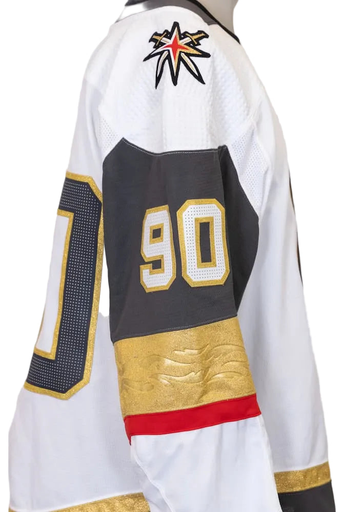 Game-Issued: #90 Zak Smith White Set 1 Jersey 2019/20 Season-4824 - Vegas Team Store