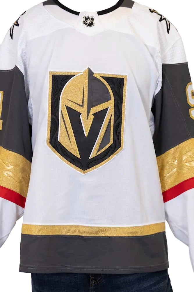 Game-Issued: #91 Cole MacKay White Set 1 Jersey 2019/20 Season-4825 - Vegas Team Store