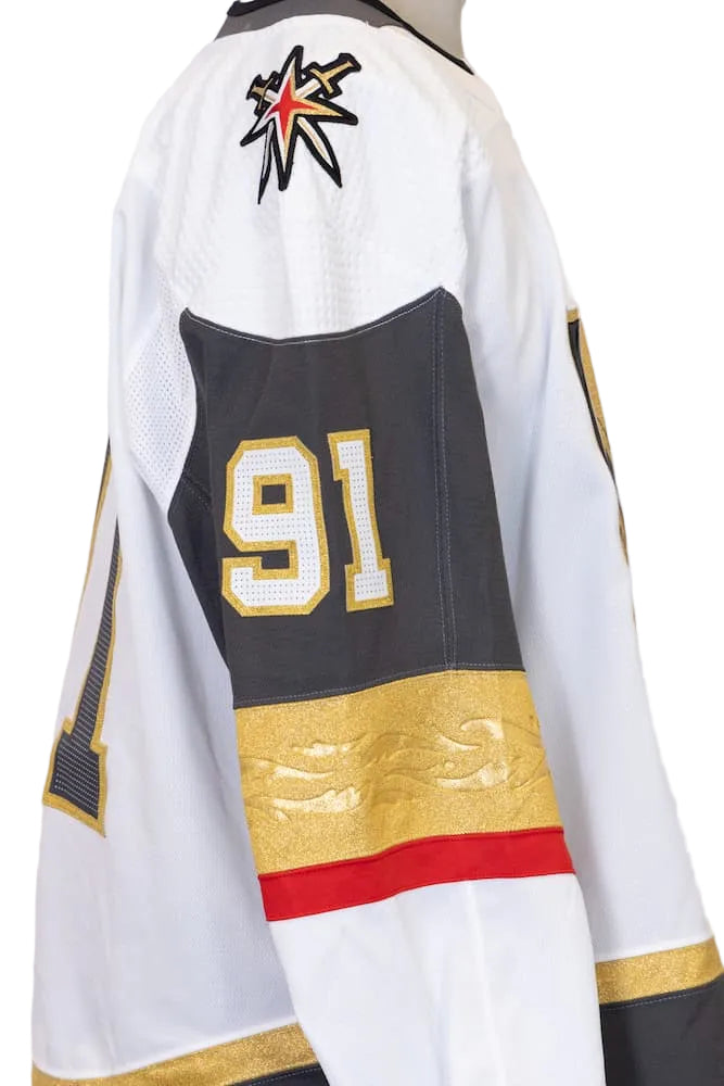 Game-Issued: #91 Cole MacKay White Set 1 Jersey 2019/20 Season-4825 - Vegas Team Store