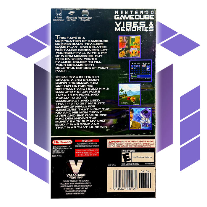 GAMECUBE VIBES AND MEMORIES VHS