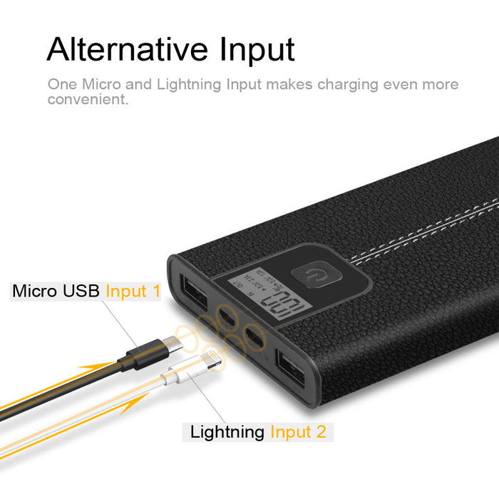 GIGAPOWER 12000mAh Portable Charging Power Bank
