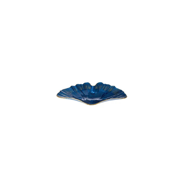 GINGKO DEKORATİF TABAK SETİ 3LÜ,  BLEU01