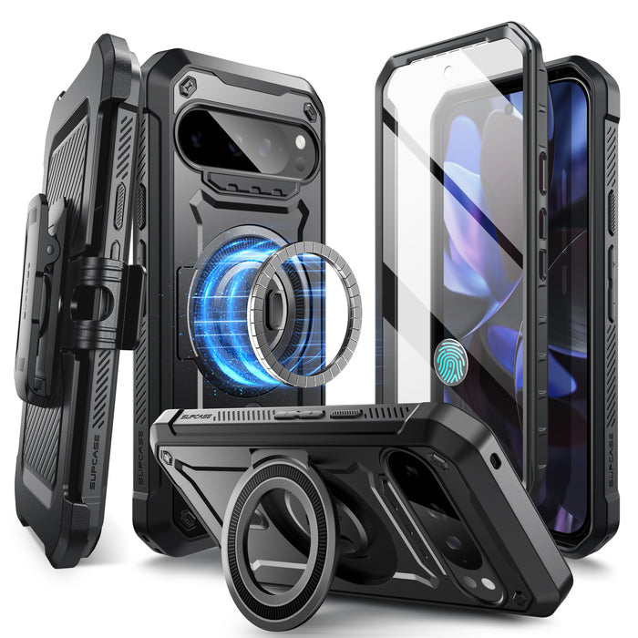 Google Pixel 9 Pro XL Unicorn Beetle PRO Mag Rugged Phone Case(open box)-Black